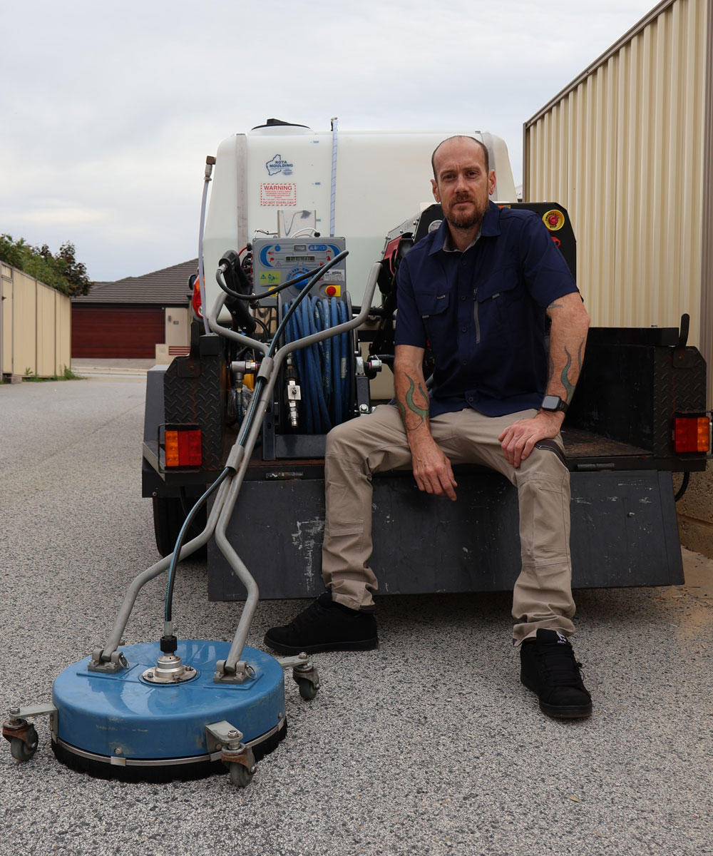 Gregg and the Perth Power Wash team